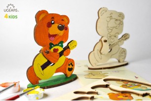 3D coloring model «Bear»